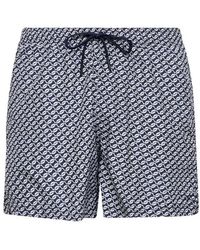 Tagliatore - Printed Nylon Swim Shorts - Lyst