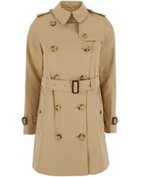 Burberry - 'Kensington Herritage' Trench With Waist Belt - Lyst