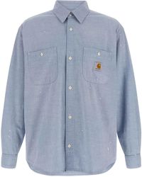 Carhartt - T-Shirt Painter Winston Chambray - Lyst