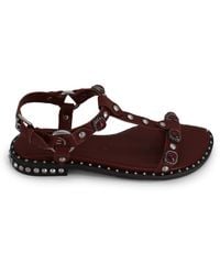 Ash - Flat Shoes Leather - Lyst