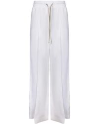 Paul Smith - Wide-Fit Cream Trousers - Lyst