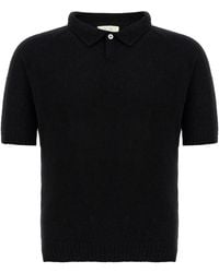 Ma'ry'ya - Bouclé Cotton Polo Shirt - Lyst