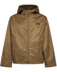 Prada - Hooded Jacket - Lyst