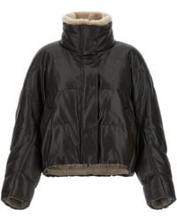 Brunello Cucinelli - Lamb Leather Jacket Clothing - Lyst