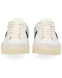 Tom Ford - Sneaker With Logo Leather Trainers - Lyst