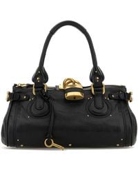 Chloé - Chloé Leather Top Handle Top Handle Bag - Lyst