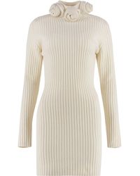 Blumarine - Virgin Wool Dress - Lyst