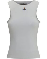 Vivienne Westwood - Tank Top With Logo - Lyst