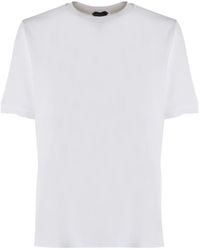 Zanone - Terry Cloth T-Shirt - Lyst