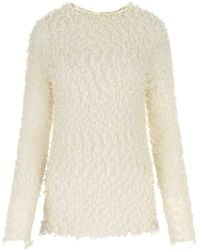 Jil Sander - Jil Sander Wool Silk Knit Sweater - Lyst