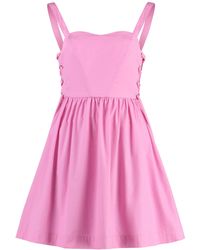 Pinko - Amazonia Poplin Mini Dress - Lyst