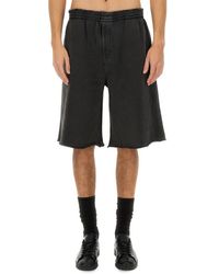 Helmut Lang - Garment-Dyed" Shorts - Lyst