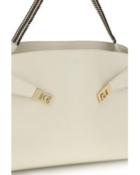 Ferragamo - Soft Shoulder Bag Hug Calf Leather - Lyst