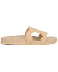 Celine - Slippers Triumph Calfskin Sandal - Lyst