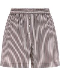 Brunello Cucinelli - Cotton Bermuda Shorts - Lyst