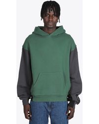 Green gym and workout clothes Hoodies for Men Mens Clothing Activewear Axel Arigato Cotton Fragment Hoody in Dark Green 
