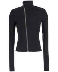 Rick Owens - Crop Jacket Gary Wool Blend Coat - Lyst