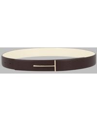 Tom Ford - Leather Belt T-Buckle - Lyst