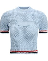 Thom Browne - Hector T-Shirt Cotton T-Shirts - Lyst