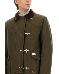 Fay - Fay Wool-Polyamide Blend Trench Coat - Lyst
