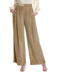 Brunello Cucinelli - Light Wide-Leg Corduroy Trousers - Lyst