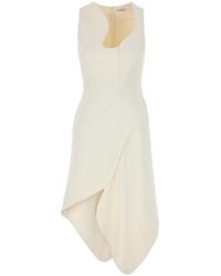 Ferragamo - Dress With Asymmetrical Cut - Lyst