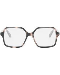Celine - Cl50126I Thin 055 Havana Rosa Glasses - Lyst