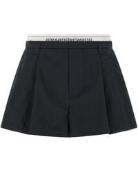 Alexander Wang - Logo Band Shorts - Lyst