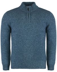 Moorer - Fedro Wool Blend Turtleneck Sweater - Lyst