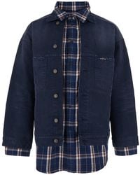 Balenciaga - Jacket Double-Layer Cotton Coat - Lyst