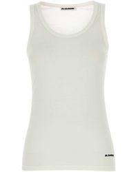 Jil Sander - Cotton Tank Top - Lyst