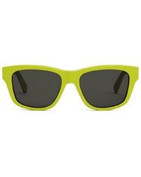 Celine - Sunglasses Square Full Rim, Neon Frame And Smoke Lens Cl40249U39A - Lyst