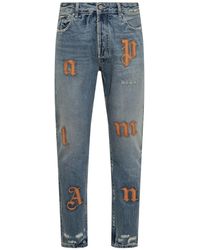 Palm Angels - Jeans With Logo - Lyst
