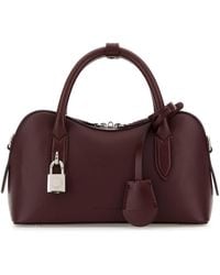 Stella McCartney - Burgundy Synthetic Leather Stella Ryder Handbag - Lyst