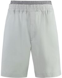 Bottega Veneta - Cotton Bermuda Shorts - Lyst