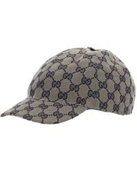 Gucci - Boys' Motif Cotton Canvas Cap - Lyst
