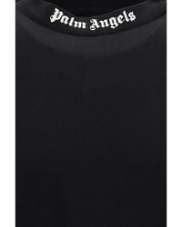Palm Angels - Classic T-Shirt With Oversized Back Logo - Lyst