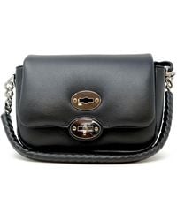 Zanellato - 068740-1130000-Z0001 Postina Ella Piuma Chain Leather Bag - Lyst