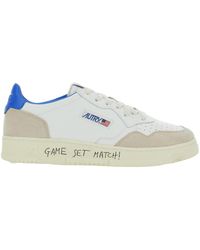 Autry - 'Medalist Low' Low Top Sneakers With Side Logo Detail - Lyst