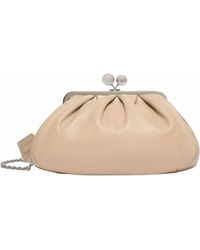 Weekend by Maxmara - Clutch Bag Cubico Pasticcino Leather Handbags - Lyst