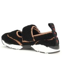 Marni - Sneakers Mary Jane Shearling - Lyst