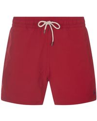 Polo Ralph Lauren - Swim Shorts With Embroidered Pony - Lyst