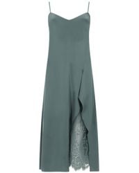 Acne Studios - Satin Midi Dress - Lyst