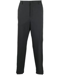 Valentino - Side-Stripe Wide-Leg Tailored Trousers - Lyst