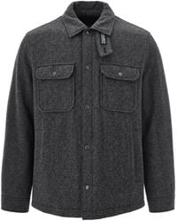 Woolrich - Padded Shirt Jacket Alaskan Main: Wool - Lyst