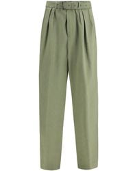 Dries Van Noten - Wide-Leg Trousers Preaches Wool (Ovis Aries) - Lyst