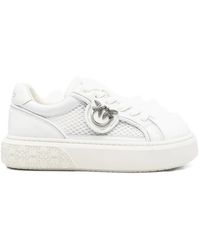 Pinko - Yoko Appliqué Platform Sneakers - Lyst