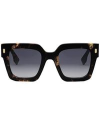Fendi - Square Frame Sunglasses - Lyst