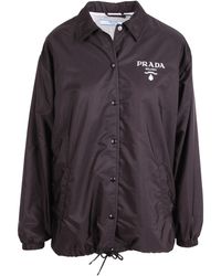 Prada - Re-nylon Logo Jacket - Lyst