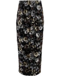 Max Mara - Tulle And Sequin Pencil Skirt - Lyst